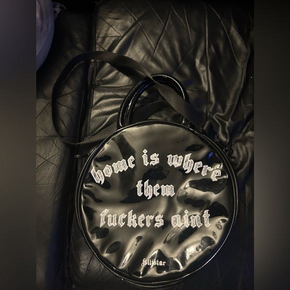 Rare KILLSTAR minerva nun home handbag purse shoulder round bag NWT - Picture 2 of 9